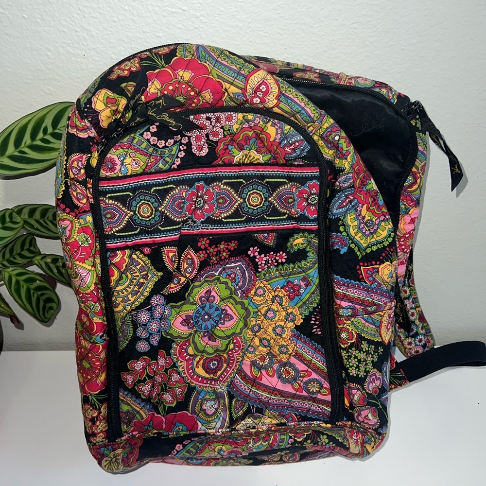 Vera Bradley Laptop Backpack in Symphony in Hue